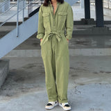 アジャンプスーツザットフィッツライクアコート / A jumpsuit that fits like a coat 3COLOR