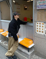 スエードボンバージャケット