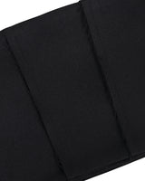 ローエッジボタンチューブトップ / Raw Edge Button Tube Top _ Black
