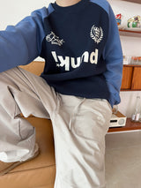Football Color Matching Sweatshirt (2color)