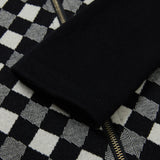 Dia Collar Crop Zip-Up [BLACK] (6618795835510)