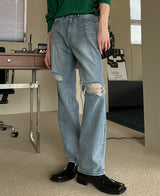カラーマイレリーフビンテージデニムパンツ/Colmy Relief Vintage Denim