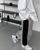 UI サイドカラージョガーパンツ / UI Side Color Jogger Pants (2 colors)