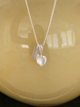 ヒルトンムーンストーンハートネックレス / [925silver] Hilton Moonstone Heart Necklace