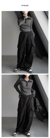 (×)ハードタックワイドストリングパンツ / HARDTACK WIDE STRING PANTS