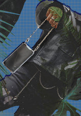 シルバーチェーンフォンケース / 486 SILVER CHAIN PHONE CASE (SHORT)