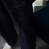 トロピカルバンディングパンツ / TROPICAL BANDING PANTS_CHARCOAL