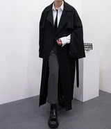 ボタン スリット トレンチコート / SK S/S Button slit trench coat (2 colors)