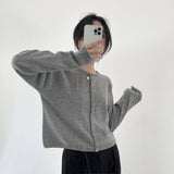 Round Neck Cardigan
