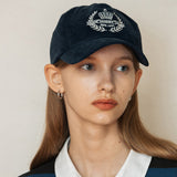 GHCリボンボールキャップ/GHC RIBBON BALL CAP_INDIGO NAVY