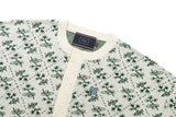 コージーフラワーニットカーディガン / COZY FLOWER KNIT CARDIGAN_OATMEAL