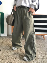 Nicole zipper banding pants