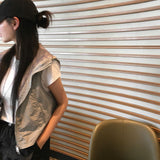 ストリートナイロンフードベスト