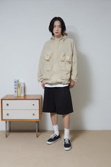 マルチポケットフードジャンパー/Multi Pocket Hooded Jumper (Sand)