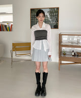 シャーリングトップビスチェ/Shirring Top Bustier (3color)