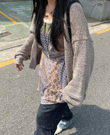 サマールーズショールニットカーディガン / Summer Loose Shawl Knit Cardigan