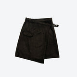 Crohn's woolen midi skirt