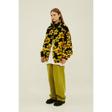フラワーベアフラフィージャケット / Flower Bear Fluffy Jacket_Black