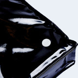 マンゴースクエアショルダーバッグ/DAMP MANGO SQUARE SHOULDER BAG_BLACK