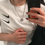 bold ring necklace