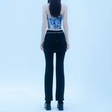 パンク＆ピストルスカートパンツ/1 1 punk & pistol skirt pants - BLACK