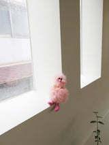 Cosymosy Ugly Bird Keyring - Peach