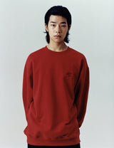 セラーロゴ刺繡スウェットシャツ/SELLER LOGO EMB SWEATSHIRT LIGHT GREY(CV2CFUM460A)