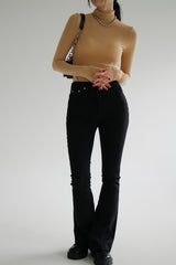 no.106 コットンブーツカットパンツ / no.106 Cotton Bootcut Pants (2color)