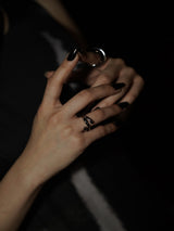 no.33リング / no.33 ring silver (freesize) shinee key pick