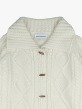 TOGGLE COLLAR CARDIGAN