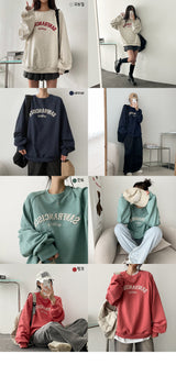 Sanf Zuri Embroidered Raglan Sweatshirt