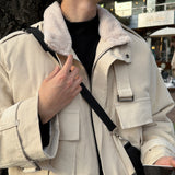 LMN ルーティーン ハンドメイド スクエア ダービー シューズ (ブラック)