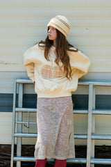 BIG CHERRY NAPPING SWEATSHIRT [CREAM]