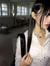 ムービングバレエコアシルバーリボンヘアピン