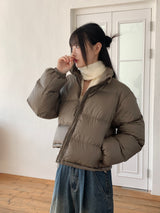 [Wool 20] Baffe Bubble Deep Unneck Knit Scarf Set