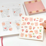 Dessert sticker (1 set of 2 sheets) (6695844479094)
