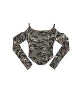 PNFメイド ビンテージカーモトップ / PNF made Vintage Camo Top