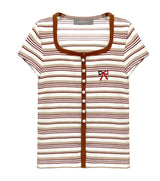 ストライプTシャツ