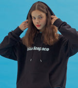フーディーウィズロゴ ブラック/AQO HOODIE WITH LOGO BLACK (4435258540150)
