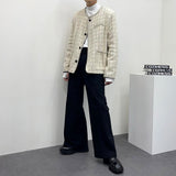 ディライトチェックラウンドジャケット/CR Delight Check Round Jacket (2 colors)