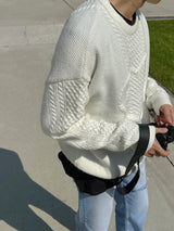 ASCLO Heart Cable Round Knit (4color)