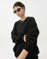 BRILLIANT CASTLE SWEATSHIRT-BLACK (6604477759606)