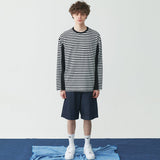 ミックス Tシャツ / MIXED STRIPE LONG SLEEVE