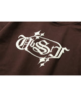 Shining Oval Logo Hoodie (Dark Brown)