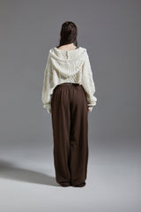 WASHING CAMO PANTS-BROWN
