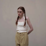 Cream Halter Neck Top