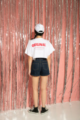 オリジナルクロップTシャツ/TOP(8610) original crop tea