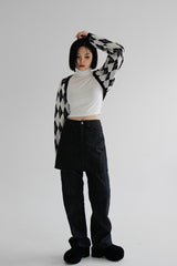 アーガイルニットボレロ / Argyle Knit Bolero (3color)