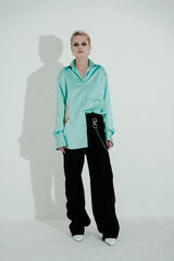 オーバーサイズエンブロイダードシャツ / Oversize Embroidered Shirt (4464529932406)