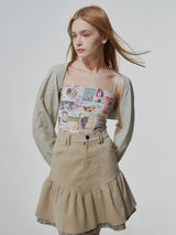 WORLDWIDE CAT POSTCARD TUBE TOP (6682297860214)